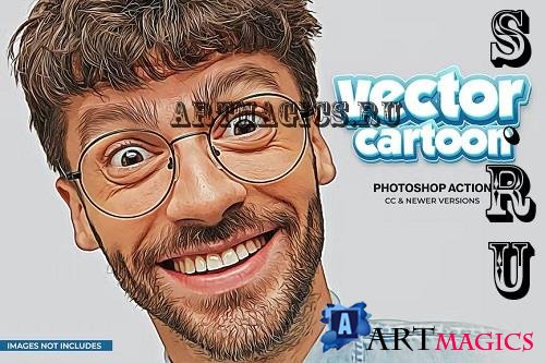 Vector Cartoon Photoshop Action - KQQ8X4Z