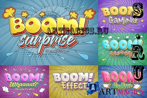 Boom Text Effects - 91611776