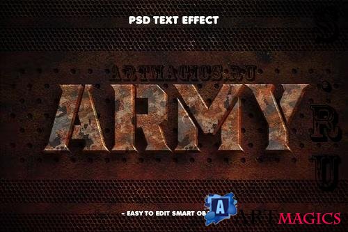 Army Force Editable Text Effect - V4BUNMZ