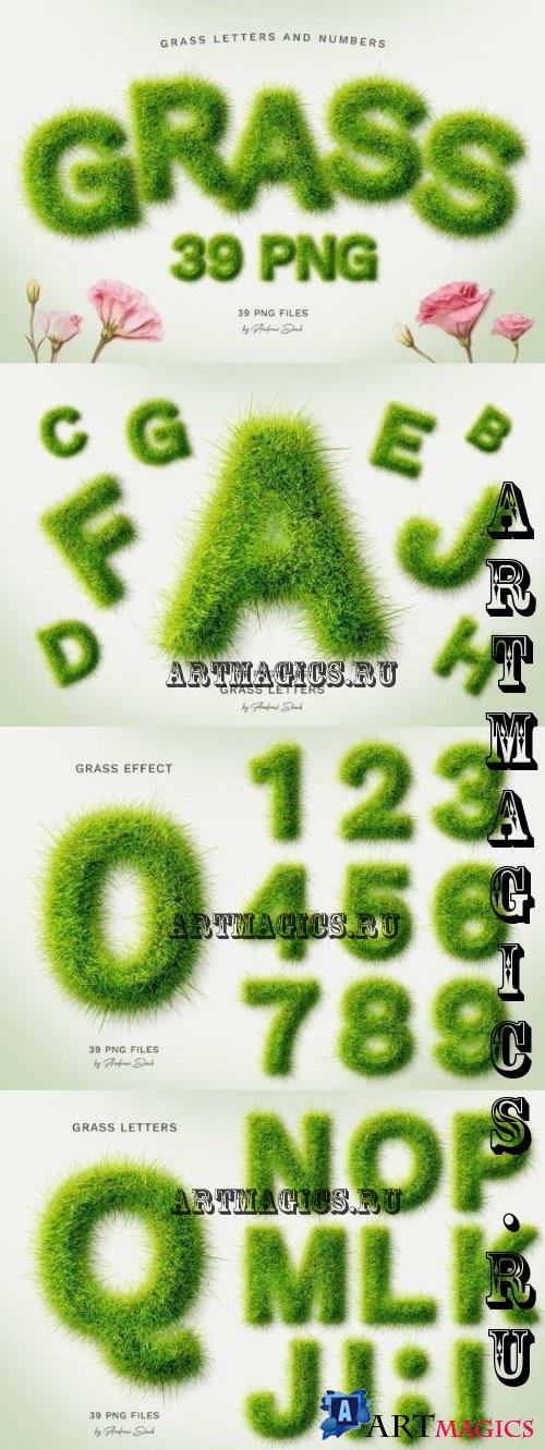 Grass Letters - 91608804