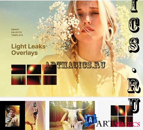 Light Leaks Overlays Template - 91603226