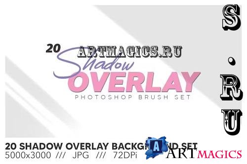 20 Shadow Overlay Background Set - 9AHLESY