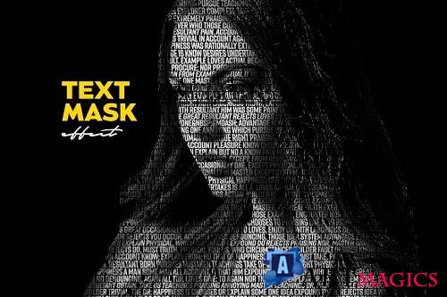 Text Mask Photo Effect - 6027087