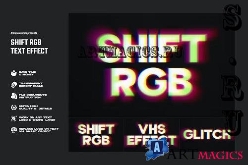 Shift RGB Glitch Text Effect - 5753MJP