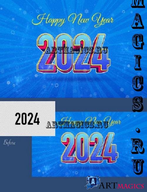 Happy New Year 2024 Template - FU7HBUQ