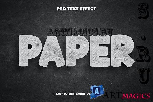 Paper Editable Editable Text Effect - YUQWCFU