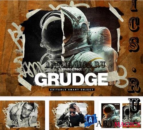 Grudge Photo Effect & Thumbnail Template - N2KTSKC