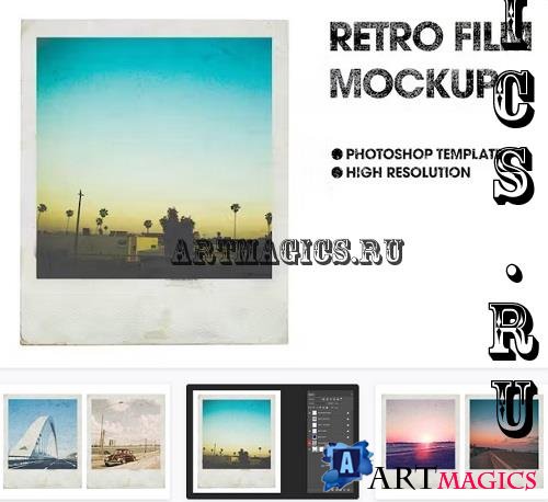 Retro Film Mockup - 8ACKP7T