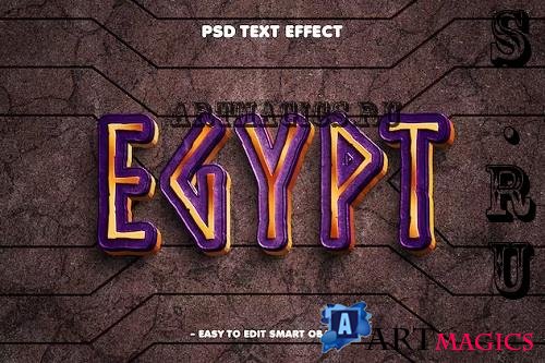 Egypt Text Effect Layer Style - D54HNRL