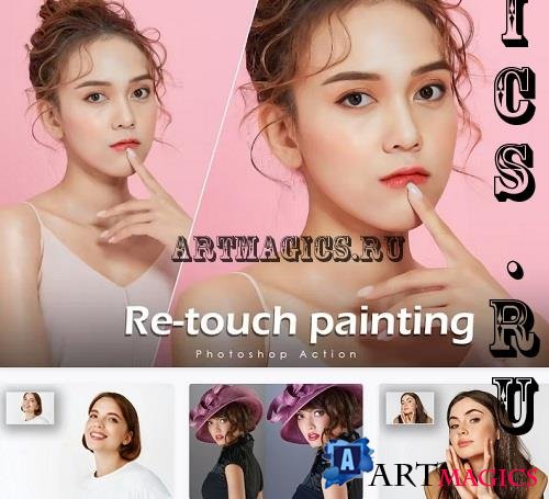 Retouch Painting Photoshop Action - MDFMV24