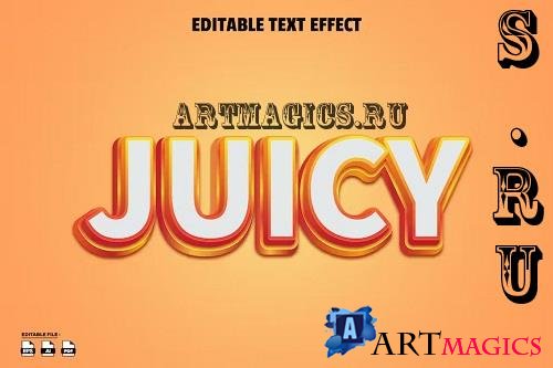 Juicy editable text effect - W6QWPQE