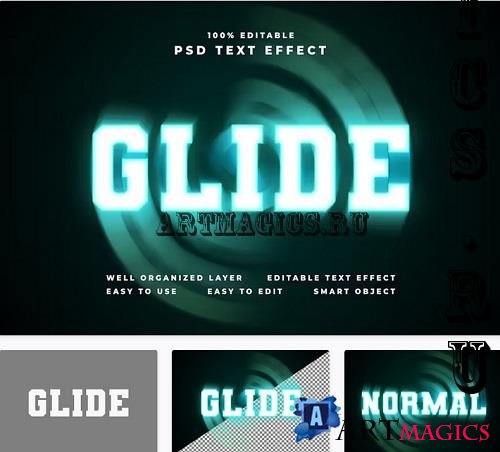 Glide Text Effect - 4BRXGR3