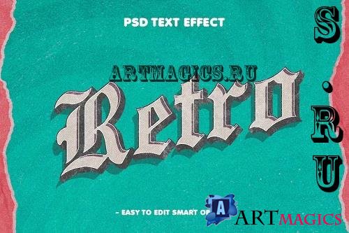 Retro 3D Text Effect Layer Style - JX3RRVF
