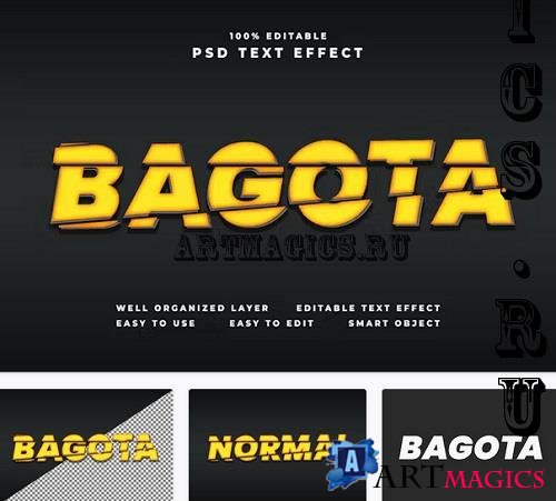 Bagota Text Effect - WNN874S