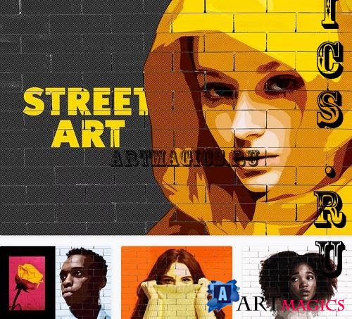 Street Art Photo Effect - 91648067