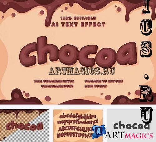 Chocoa Text Effect - HG985JH