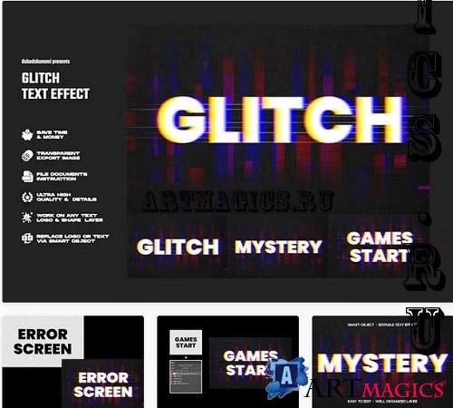 Glitch Text Effect - ZQW8A7Z