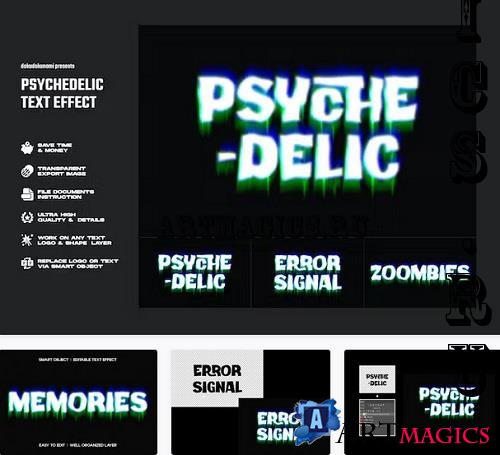 Psychedelic Text Effect - 9UMDZBL