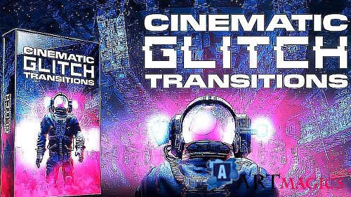 PRO Cinematic Glitch Transitions Pack 1631133 - Premiere Pro Templates