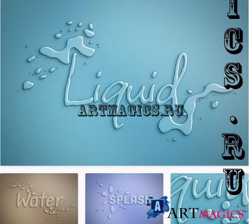 Water Text Effect - G9PSMRG