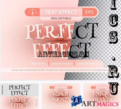 Perfect - Editable Text Effect - 91681737