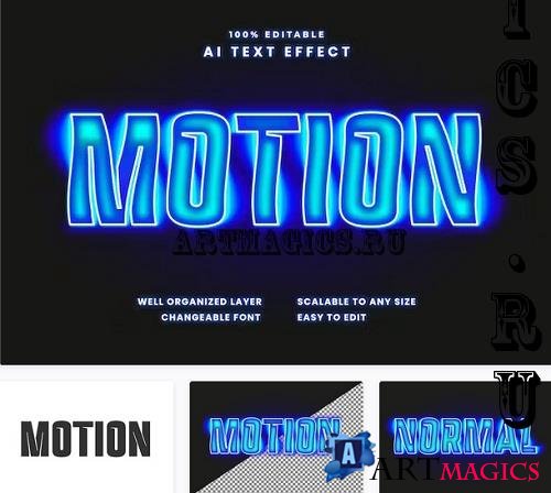 Motion Text Effect - BVYZVVM