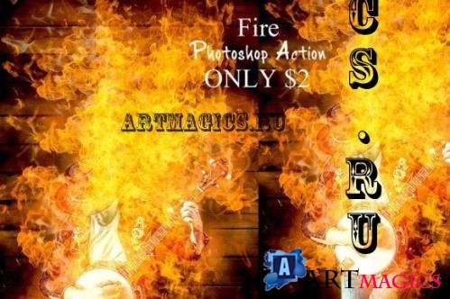 file Fire Photoshop Action - 412298