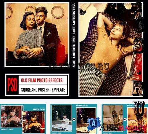 Square & Poster - Old Film Effects - HMAVJEG