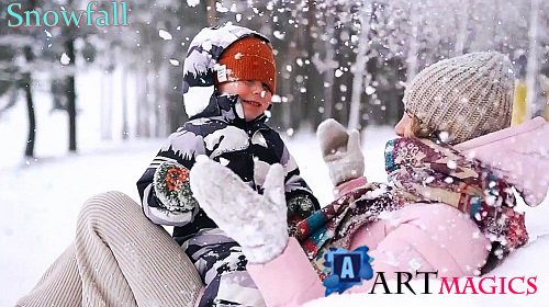 Videohive - Snowfall Seamless Transitions 49794186 - Project For Final Cut & Apple Motion