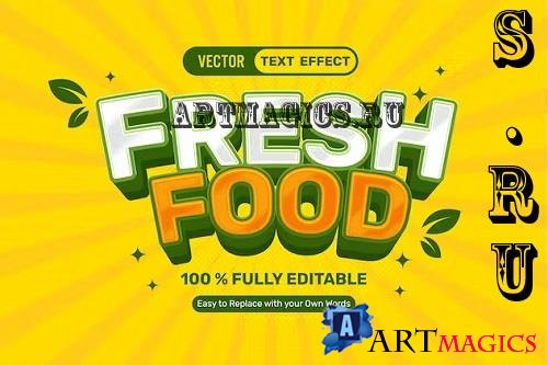 Fresh Food Duo Text Effect - EY3NEQX