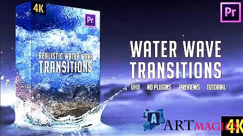 Water Wave Transitions 4K 359772 - Premiere Pro Templates