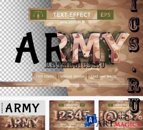 Army - Editable Text Effect - 91865942