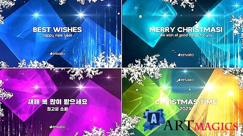 Videohive - Christmas And New Year Typography 49761625 - Project For Final Cut & Apple Motion