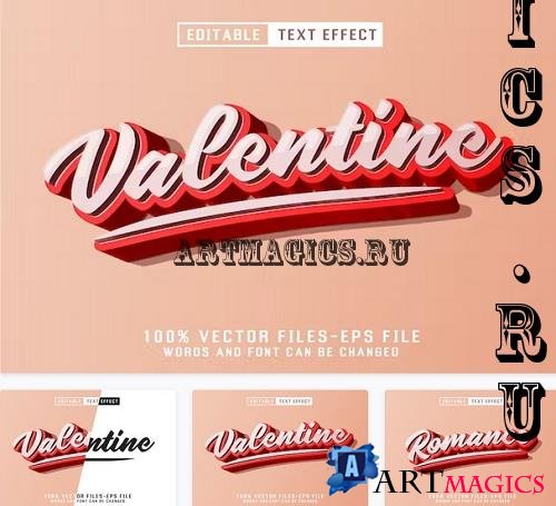 Valentine Editable Text Effect - AJXCGT9