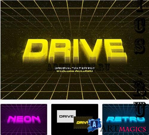 Retro Arcade Text Effect - 91874140