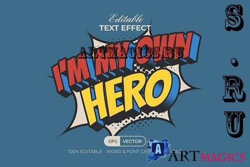 Comic Text Effect Style - 91877822