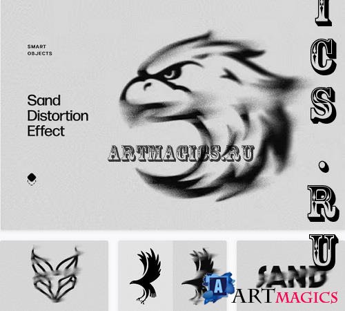 Sand Distortion Text & Logo Effect - 91874166