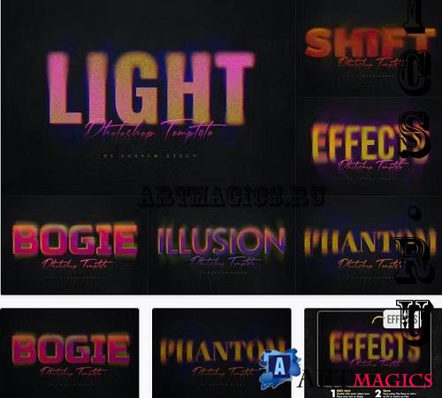 Gradient Blur Text Effect - 9YEVDRN