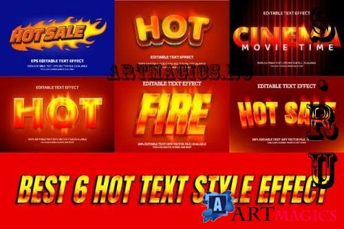 Best 6 Hot Editable Text Effect