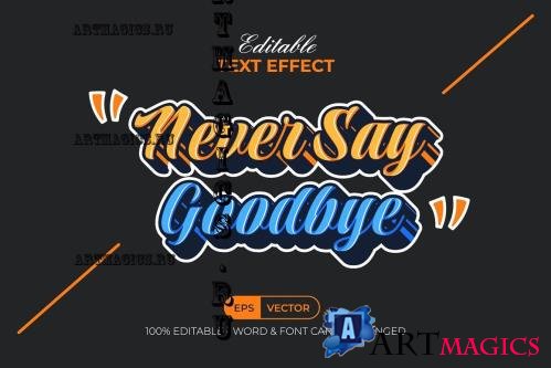 Quote Text Effect Sticker Style - 91895759