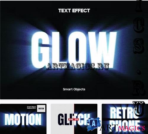 Motion Glow Text Effect - 9DXNQUM