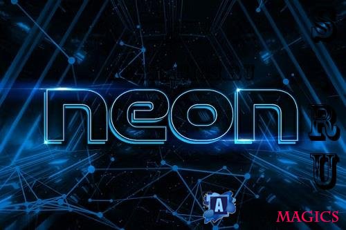 Neon Text Effect - NHA6NRY