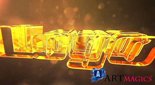 Gold 3D Logo Intro 1194864 - Project for After Effects
