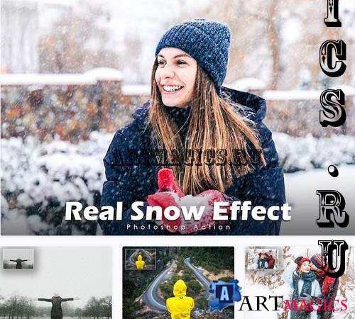 Real Snow Effect Photoshop Actions - YAVTN3M