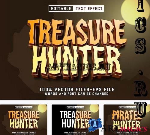 Treasure Hunter Editable Text Effect - AD5F4TT