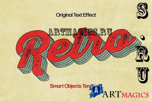 Retro Text Effect - 91926253
