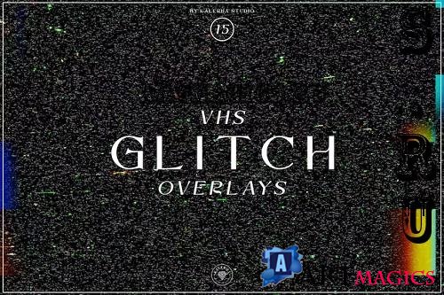 VHS Glitch Overlays - SYX6J5F