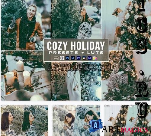 Cozy Holiday Video Luts Presets Mobile & Desctop - W5RBQW7