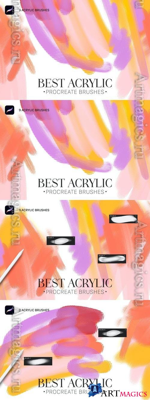 Best Acrylic Procreate Brushes