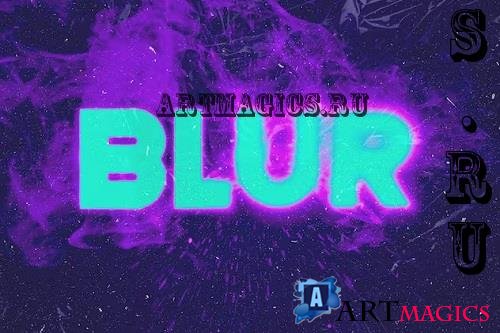 Blur Text Effect - H4XT5JB